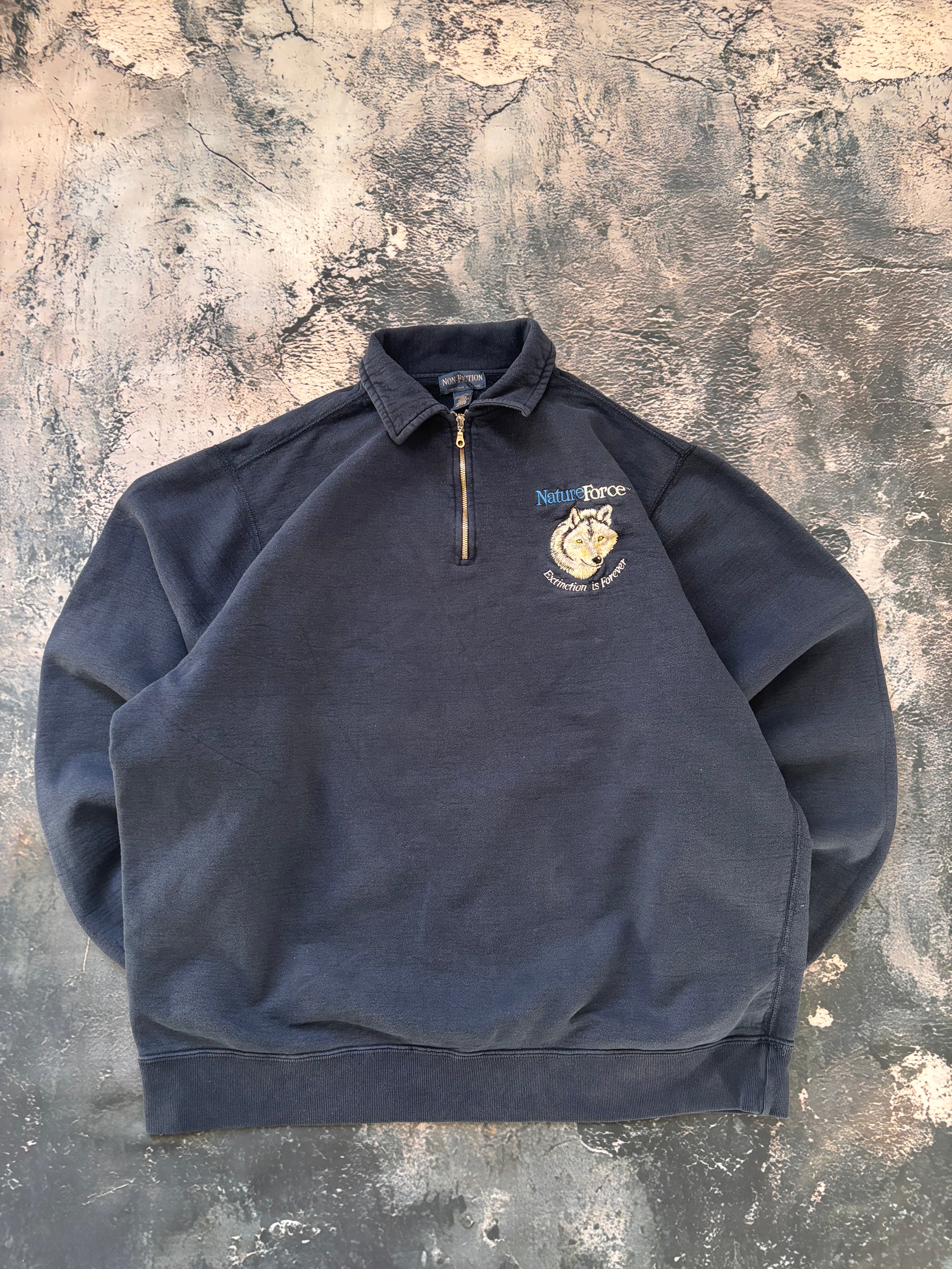 Bluza crewneck vintage wilk haft