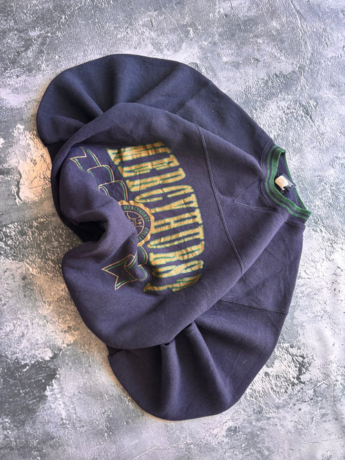 Bluza crewneck JanSport vintage granatowa MERCYHURST
