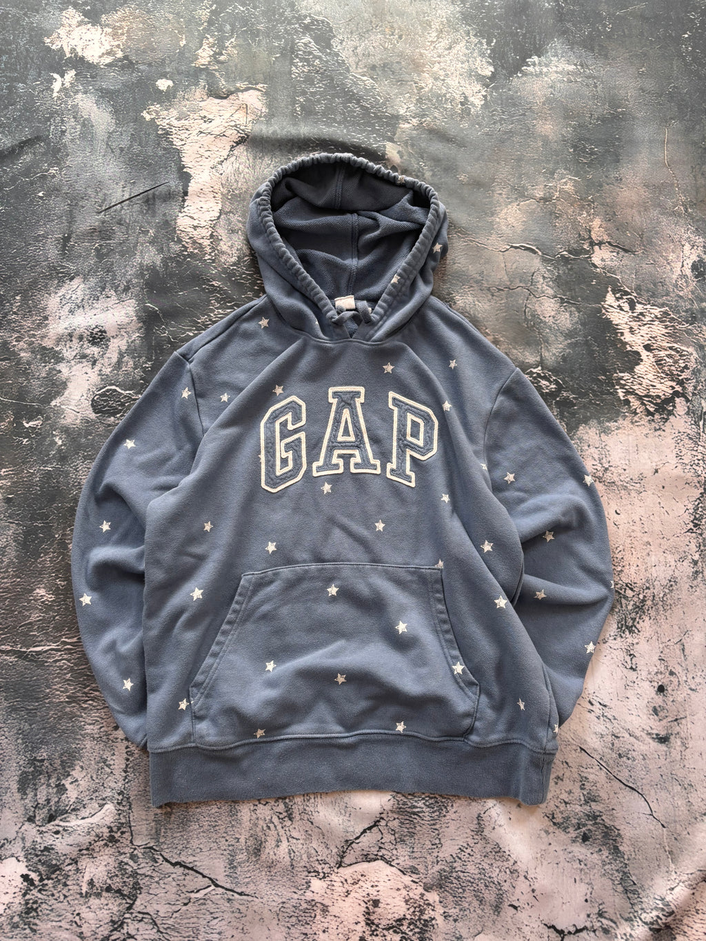 Bluza hoodie Gap y2k w gwiazdki retro vintage american streetwear