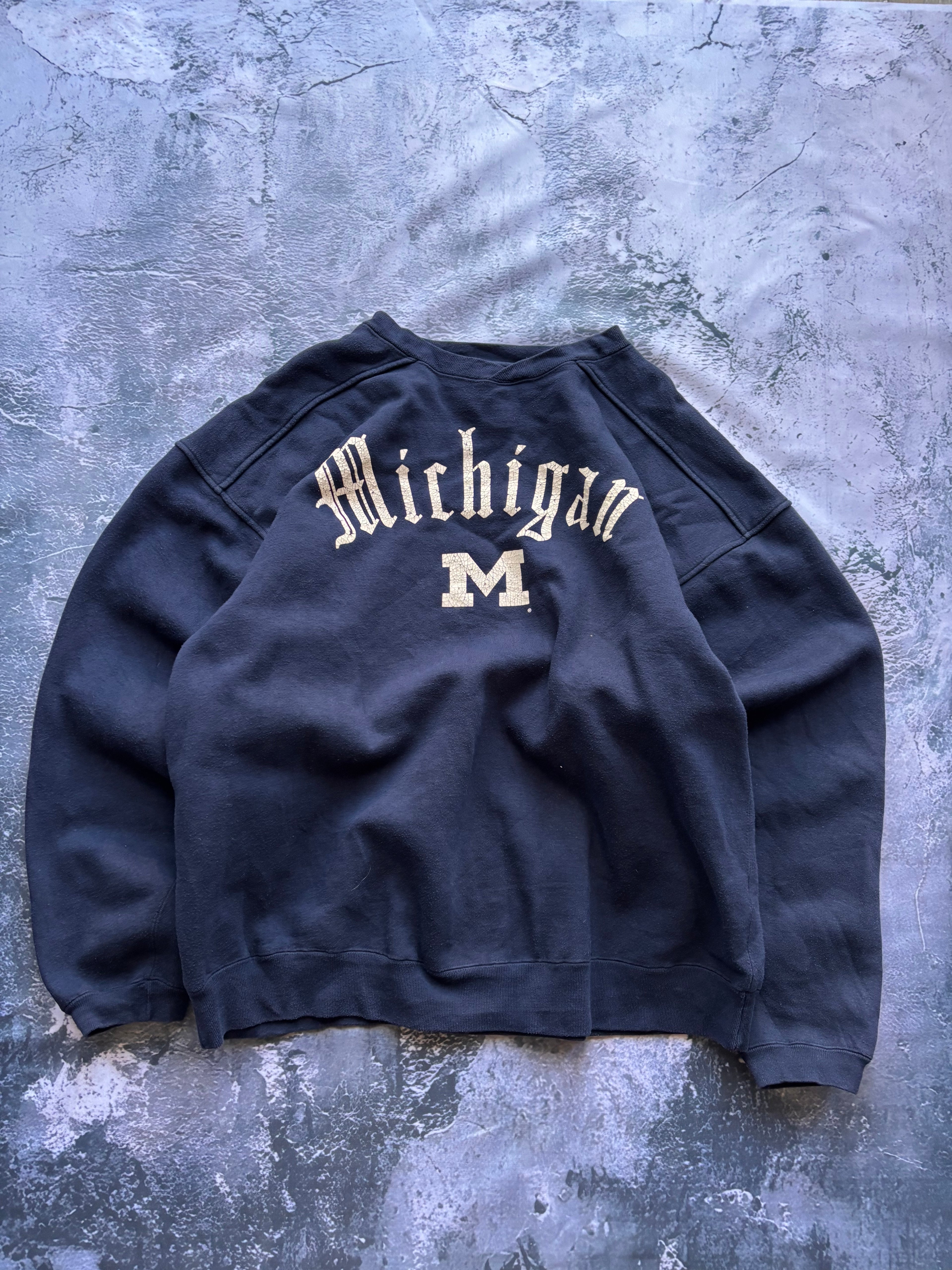 bluza crewneck MICHIGAN USA M streetwear 2000s