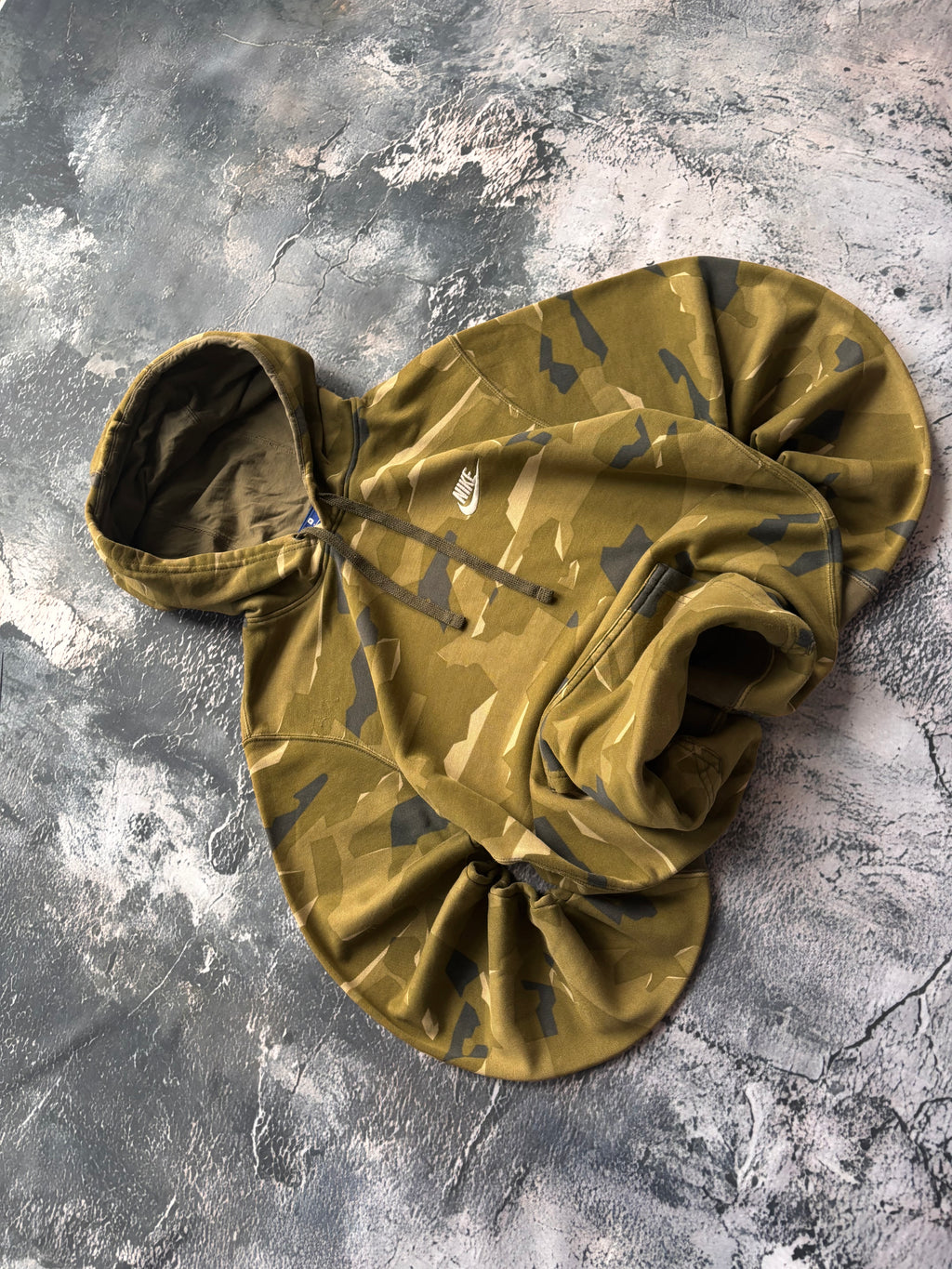 Bluza hoodie Nike camo moro usa 90s oversize