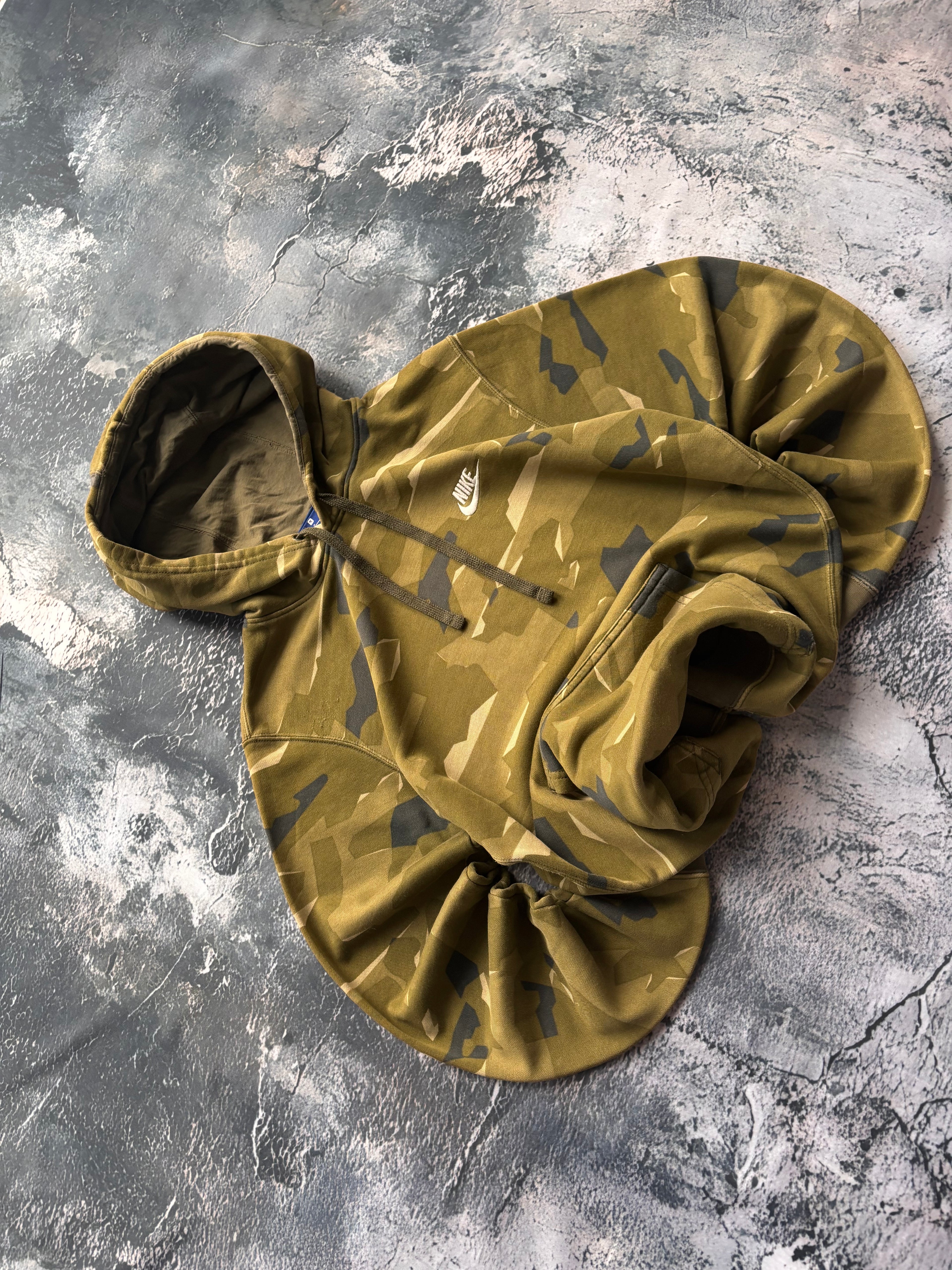 Bluza hoodie Nike camo moro usa 90s oversize