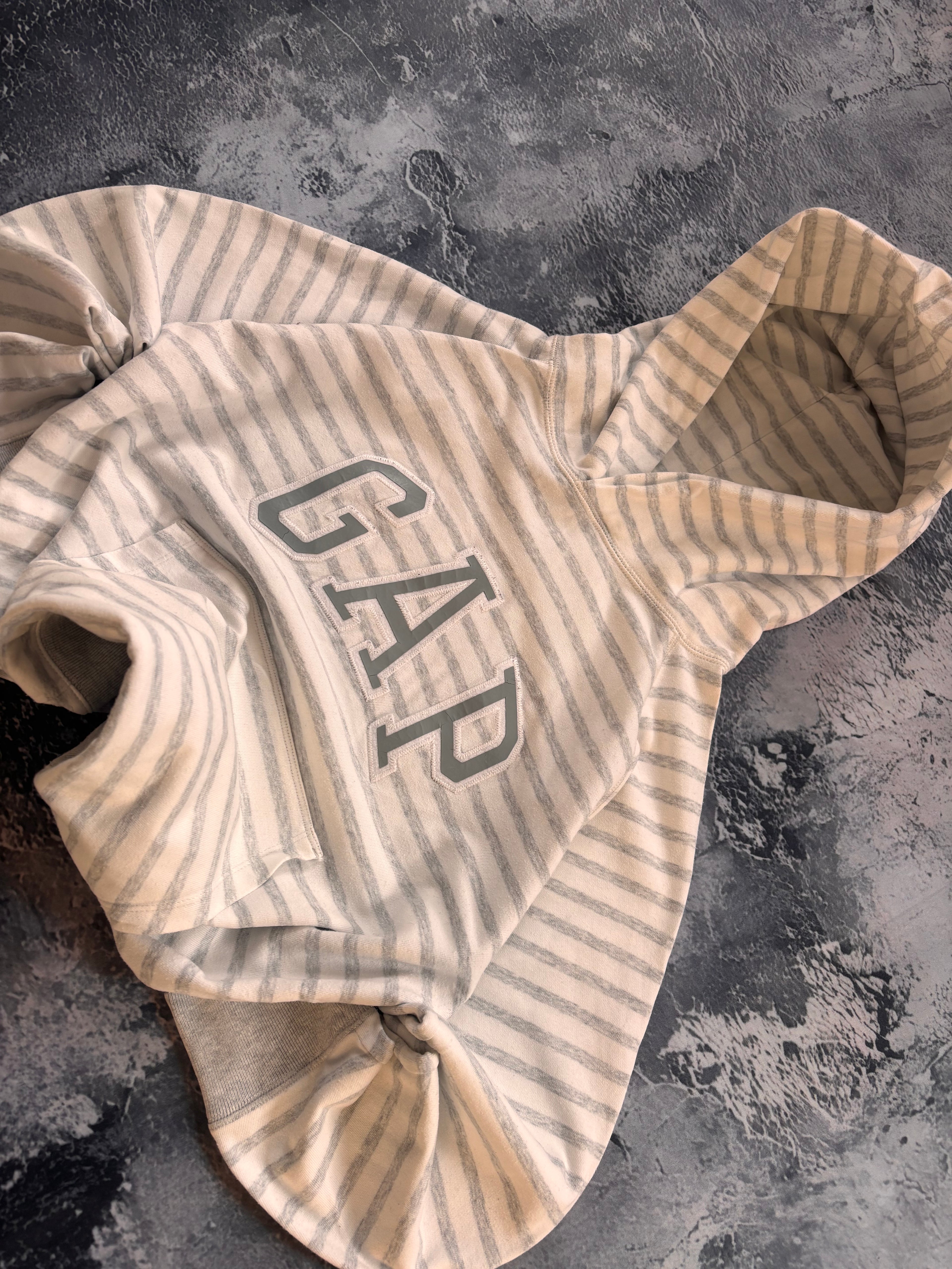 Bluza hoodie Gap w paski