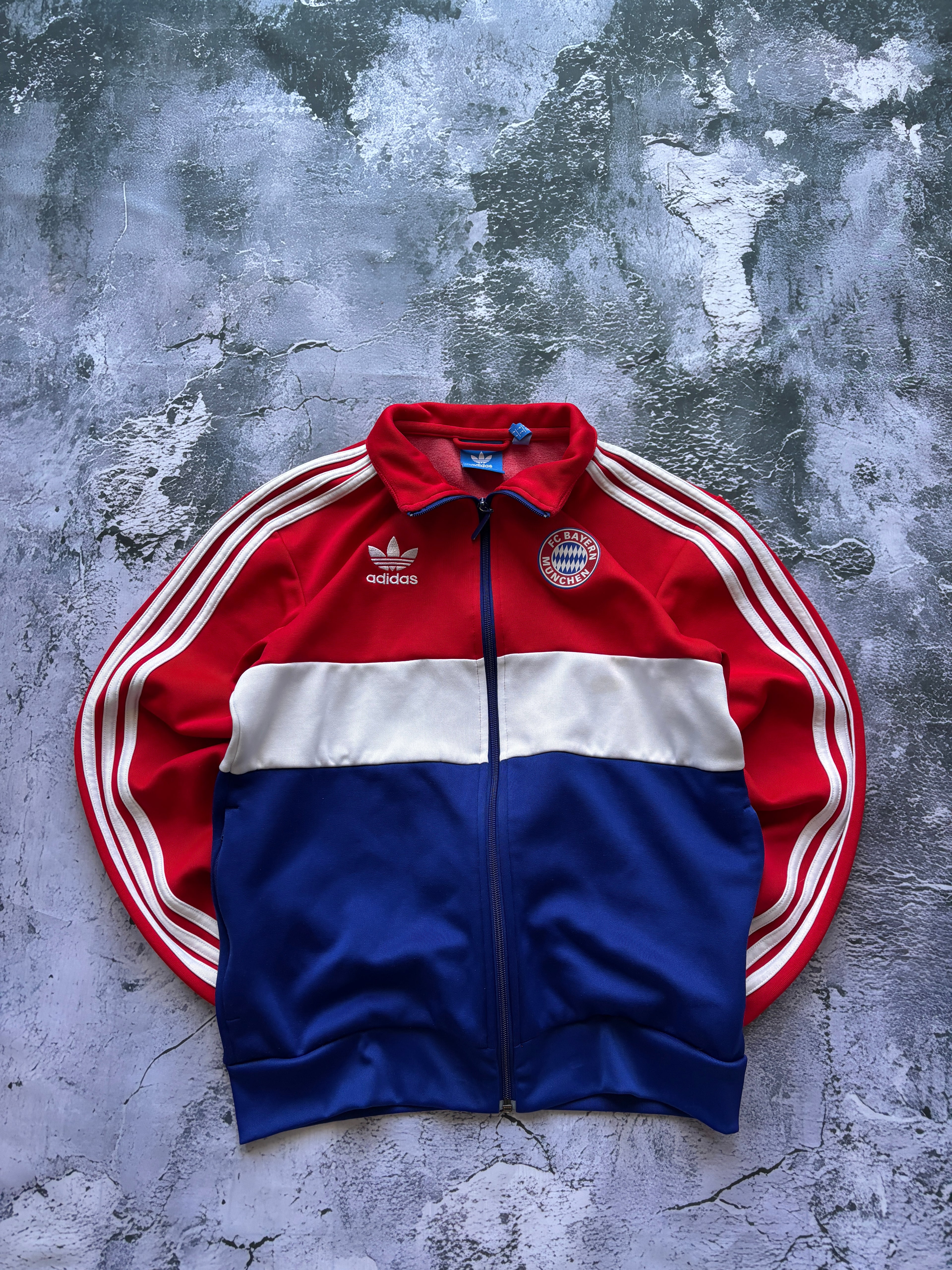 BUZA ZIP ADIDAS PIŁKARSKA FV BAYERN VINTAGE AMERICAN 90S