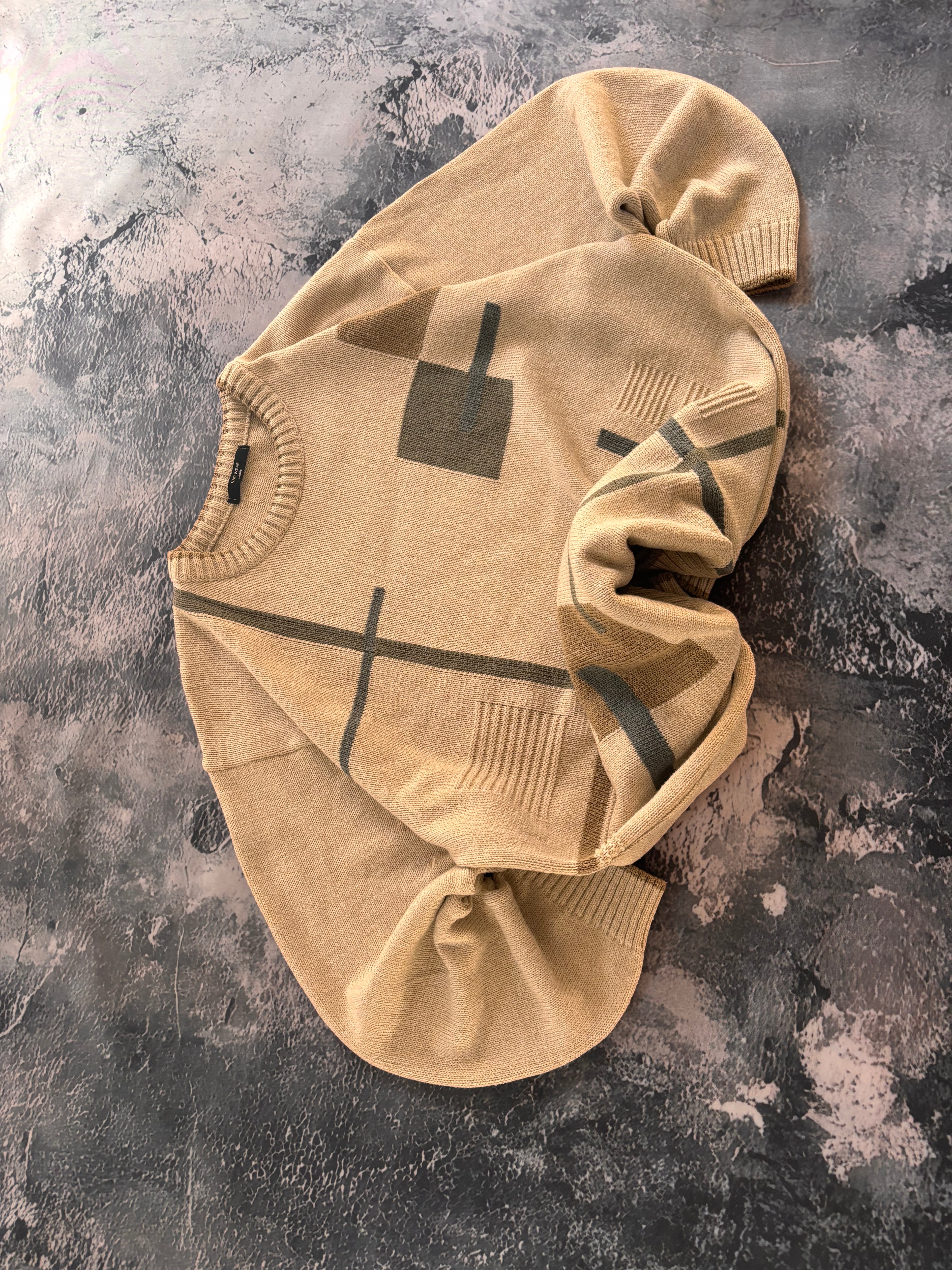 Sweter kremowy oversize