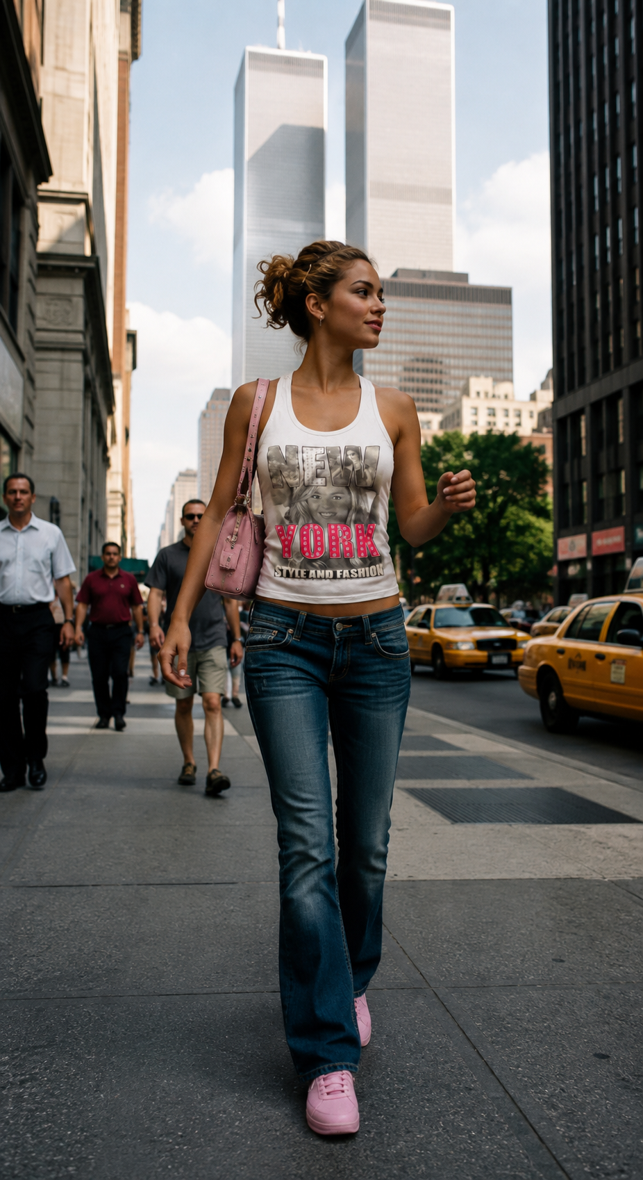 Top y2k NEW YORK