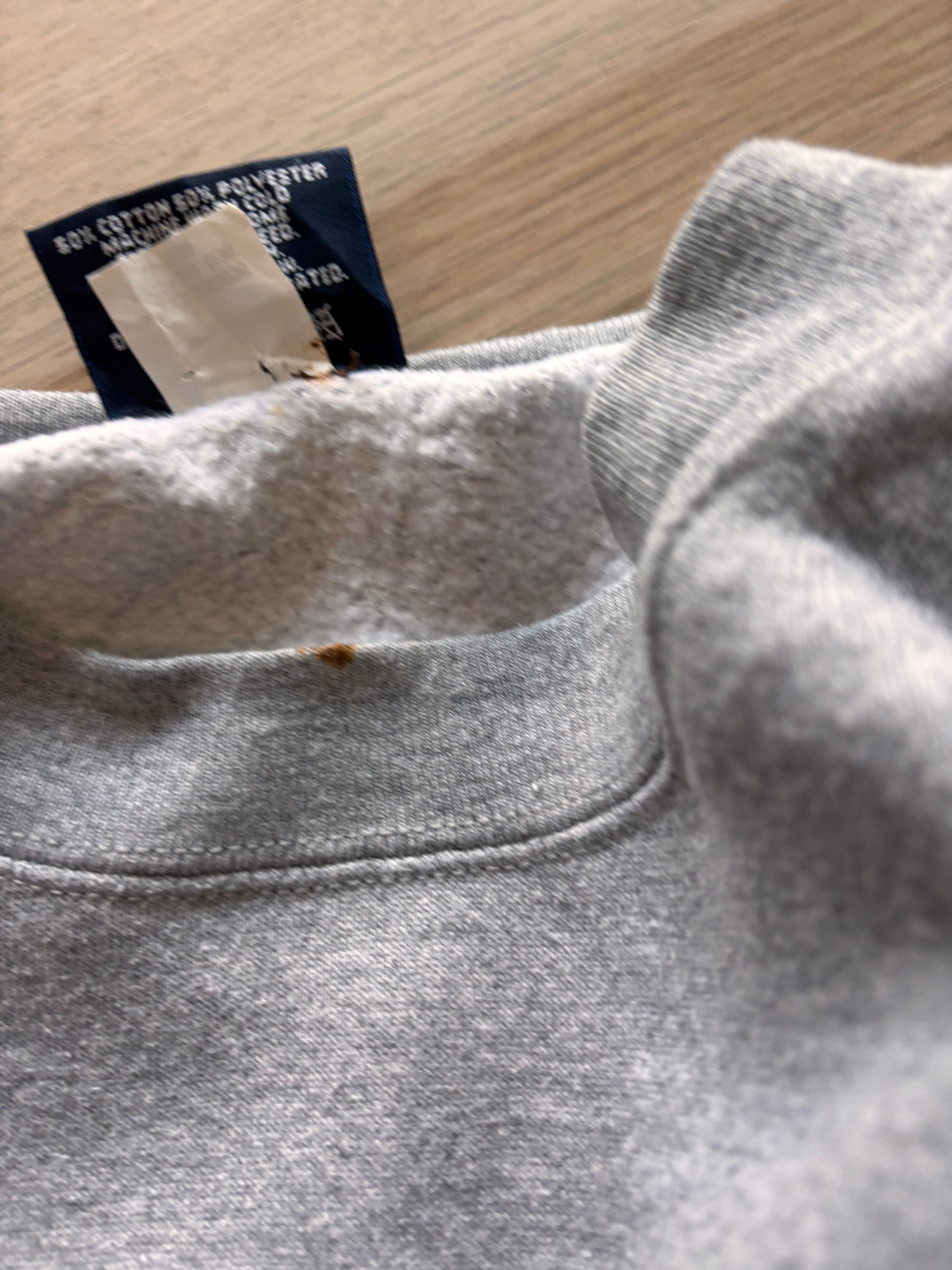 Bluza crewneck szara basic retro jansport unikat