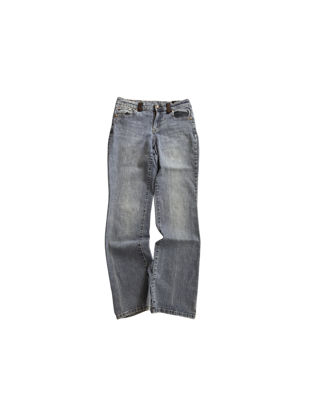 Jeans bootcut vintage jasne retro american streetwear z kieszeniami y2kl