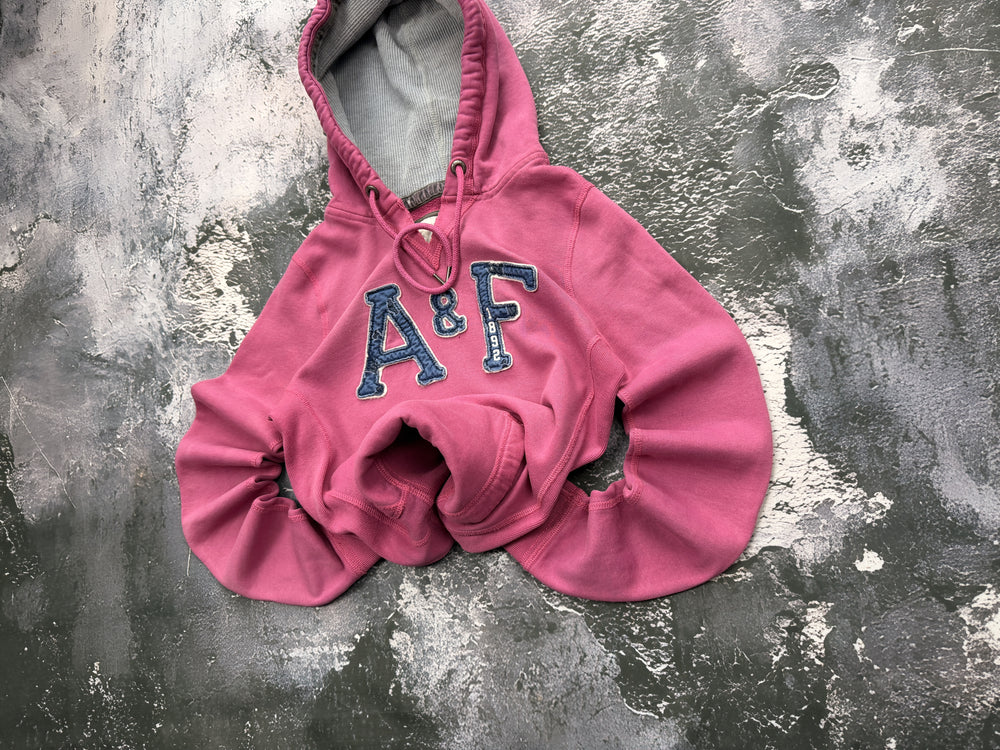 Bluza Abercrombie & Fitch różowa – krój przylegający – XS