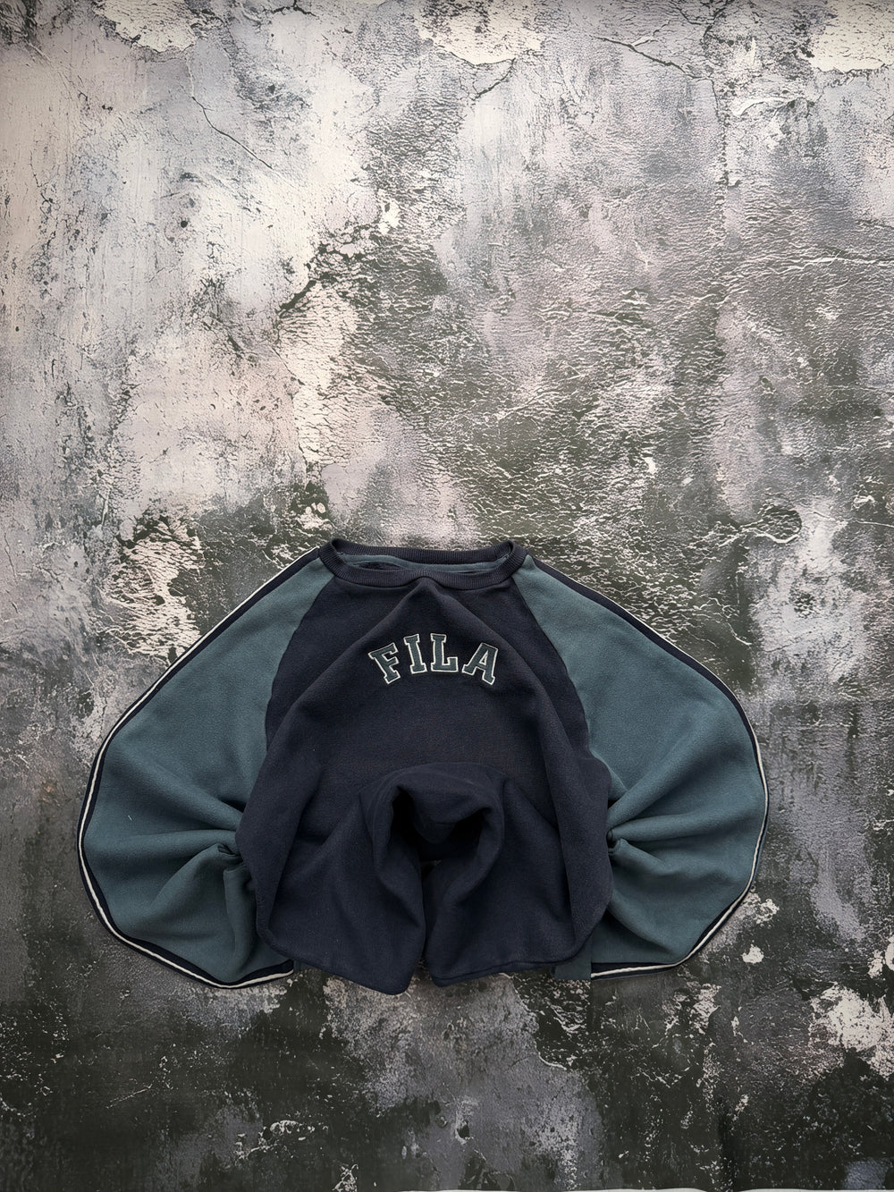 Bluza FILA granatowo-niebieska – krój prosty – S