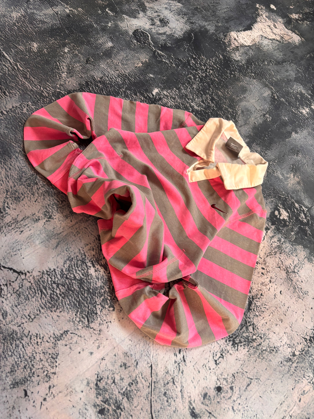 koszulka longsleeve Nike pink w paski